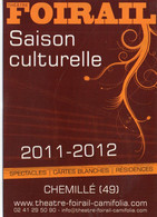 Delcampe - Chemillé Le Foirail Théâtre Spectacle Saison Culturelle - Chemille