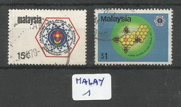MALAY YT 180/181 En Obl - Malaysia (1964-...)