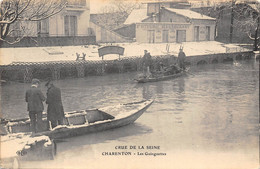 94-CHARENTON- CRUE DE LA SEINE- LES GUINGUETTES - Charenton Le Pont