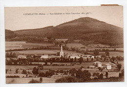 - CPA CHENELETTE (69) - Vue Générale Et Mont Tourvéon - Edition Lemonon - - Other & Unclassified