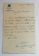 Manoscritto Dal Tribunale Della S.Romana Rota Anno 1939 - Manuscripts