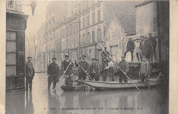 94-IVRY- INONDATION DE JANVIER 1910- RUE DE LA MAIRIE - Ivry Sur Seine