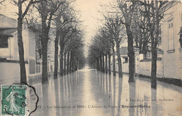94-BRY-SUR-MARNE- CRUE 1910, L'AVENUE DE RIGNY - Bry Sur Marne