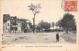 94-CHARENTON- QUAI DES CARRIERES, ARBRE DE LA LIBERTE - Charenton Le Pont