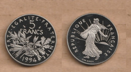 FRANCE   2 Francs  1993  Nickel • 7.5 G • ⌀ 26.5 Mm  PROOF KM# 942.2 - Essais, Piéforts, épreuves & Flans Brunis