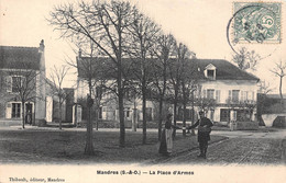 94-MANDRES- LA PLACE D'ARMES - Mandres Les Roses