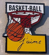 BASKETBALL - BASKET-BALL - BASKET BALL - J'AIME - I LOVE - PANIER - BALLON  -  (20) - Basketball