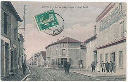 MEYZIEU - RUE DE LA REPUBLIQUE - HOTEL AUJAT - Meyzieu