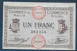 Chambres De Commerce MACON BOURG -  1 Franc - Pirot N° 3 - Chambre De Commerce