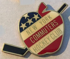 HOCKEY SUR GLACE - ICE - NHL - CANNE - POMME - APPLE - APFEL - MELA - NEW-YORK COMMUTERS - HOCKEY CLUB -   (20) - Invierno