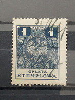 Polonia. 1935. Oplata Stemplowa. 1 Zloty 2b - Fiscaux