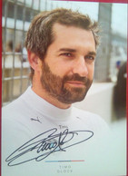 Timo Glock (  German Race Car Driver, BMW ) - Handtekening