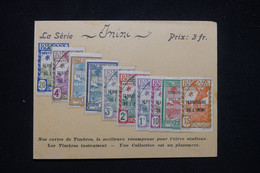 ININI - Carte Commerciale D'un Négociant En Timbres Postes Avec Série De Timbres De Inini - L 94159 - Cartas & Documentos