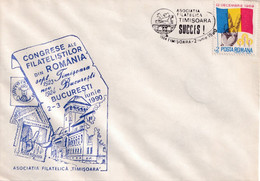 A2642 - Asociatia Fitaletica Timisoara " SUCCES ", Revolutia Romania 22 Decembrie 1989 Stamp, Timisoara 1990 Romania - Briefe U. Dokumente