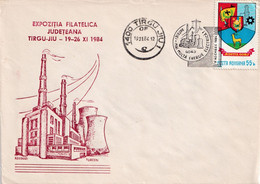 A2644 - Expozitia Filatelica Judeteana Targu-Jiu 1984, Stamp 1984 Judetul Gorj Romania - Lettres & Documents