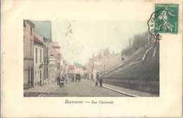 Delcampe - CPA Beaumont-sur-Oise Rue Nationale - Beaumont Sur Oise