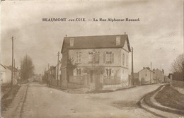 Delcampe - CPA Beaumont-sur-Oise La Rue Alphonse-Roussel - Beaumont Sur Oise