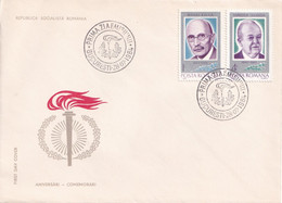 A2650 - Aniversari-Comemorari Republica Socialista Romania, Bucuresti 28 Iulie 1984 4 Covers FDC - FDC