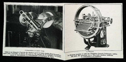 ► MACHINE - Composeuse Fondeuse De Presse Edition Livre " LA ROTOTYPE"   - Début XXe Coupure De Presse (Encadré Photo) - Maschinen
