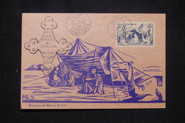 MAURITANIE - Carte Maximum En 1946 - Tente Bédouins Avec Chameau - L 94179 - Covers & Documents