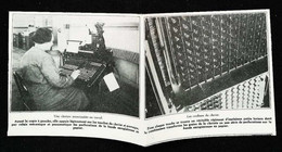 ► MACHINE - Claviste Monotypiste Sur " CLAVIER" Presse Edition Livre   - Début XXe Coupure De Presse (Encadré Photo) - Maschinen