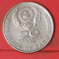 CAPE VERDE 20 ESCUDOS 1982 -    KM# 20 - (Nº41854) - Cabo Verde