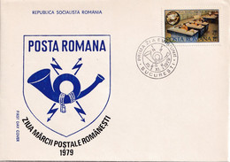 A2663- Ziua Marcii Postale Romanesti 1979, Posta Romana, Republica Socialista Romania, Bucuresti 1979  FDC - FDC