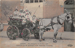 80-AMIENS-FÊTE ENFANTINE DU 30 JUIN 1907, ORGANISEE PAR M. SOUILLART ANCIEN NEGOCIANT DROGUISTE - Amiens