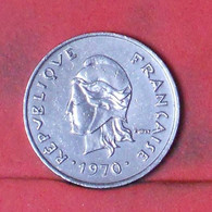 NEW CALDONIA 10 FRANCS 1970 -    KM# 5 - (Nº41912) - Nuova Caledonia