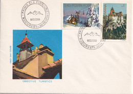 A2683-  Obiective Turistice Romania Bucuresti 1978 4 Covers  FDC - FDC