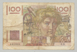 France - 100 Francs Jeune Paysan 7 11 1945 1 Billet - 100 F 1945-1954 ''Jeune Paysan''