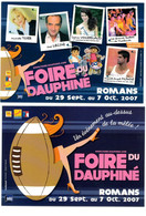 Foire Du Dauphiné 2007 2 Cartes Postales Publicitaires - Romans Sur Isere