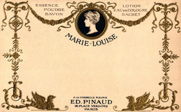 9 CP. Parfumerie Ed. Pinaud Place Vendôme Paris Expo 1900 Parfum Mad.Royale Essence Marie-Louise Embossed Relief Embossé - Antiguas (hasta 1960)