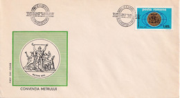 A2706- Conventia Metrului, Posta Romana, Romania, Bucuresti 1975 FDC - FDC