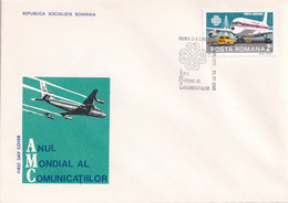 A2707- Anul Mondial Al Comunicatiilor, Republica Socialista Romania, Bucuresti 1983  FDC - FDC
