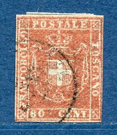 ⭐ Italie - Toscane - YT N* 22 - Oblitéré - 1860 ⭐ - Toscana