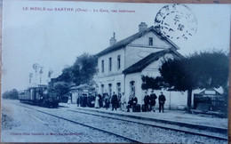 61 //  Le Mesle Sur Sarthe (Orne) La Gare Vue Intérieure - Le Mêle-sur-Sarthe