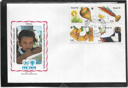 Thème Enfance - Année Internationale De L'Enfance 1979 - Brésil - Enveloppe - TB - Non Classés