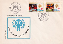 A2749-  Anul International Al Copilului,  Republica Socialista Romania, Bucuresti 1979 FDC - FDC