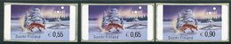 FINLAND 2002 Firefox ATM, Three Values MNH / **.  Michel 39 - Viñetas De Franqueo [ATM]