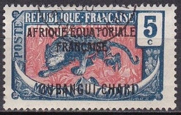 CF-OU-03 – FRENCH COLONIES – UBANGI-SHARI – 1924-25 – SG # 45 USED - Usados