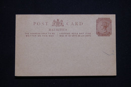 MAURICE - Entier Postal Type Victoria, Non Circulé - L 94278 - Mauritius (...-1967)
