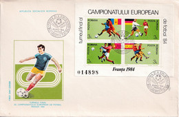 A2777- Turneul Final Campionatul European De Fotbal Franta 1984, Republica Socialista Romania, Bucuresti  1980  FDC - FDC