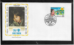 Thème Enfance - Année Internationale De L'Enfance 1979 - Corée - Enveloppe - TB - Altri & Non Classificati