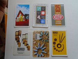 ZA365.4  Pocket Calendar  Lot Of 6 - Hungary  1973 VESZPRÉM  KÖZÉRT ELEKTROMODUL - Small : 1971-80