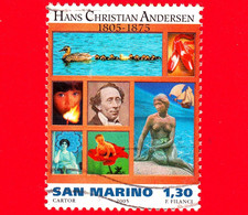 SAN MARINO - Usato - 2005 - Artisti - 200 Anni Della Nascita Di Hans C. Andersen - 1.30 - Usati