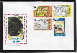 Thème Enfance - Année Internationale De L'Enfance 1979 - Guyane - Enveloppe - TB - Andere & Zonder Classificatie