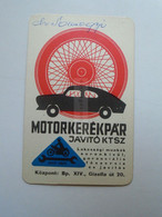 ZA365.10  Pocket Calendar  - Hungary  1967  Motorkerékpárjavító KTSZ -  Motorcycle Repair -Réparation De Motos - Petit Format : 1961-70