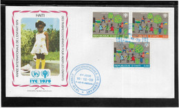 Thème Enfance - Année Internationale De L'Enfance 1979 - Haïti - Enveloppe - TB - Sonstige & Ohne Zuordnung