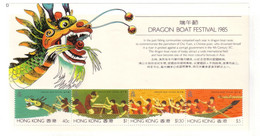 HONG-KONG 1985 FESTIVAL DU DRAGON Y N°B5 NEUF MNH** - Blokken & Velletjes